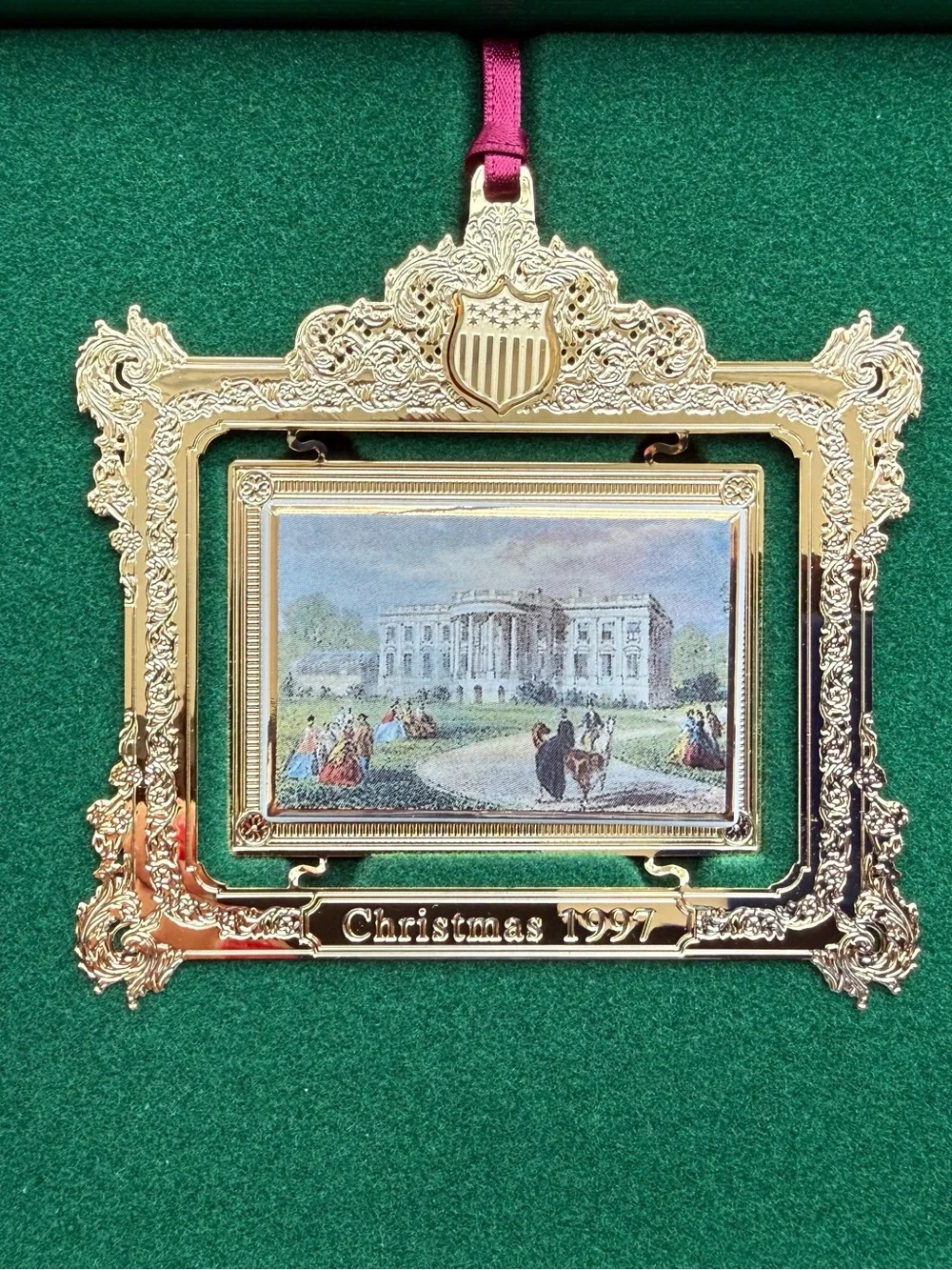 Set of White House Historical Association Christmas Ornament 1997, 1999 and 2000